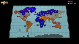 War.app game: QM: Man o' War vs Afonso screenshot 2