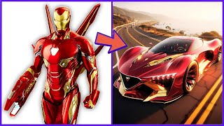 AVENGERS But SUPER CAR VENGERS 🔥 ALL CHARACTERS (MARVEL & DC) 2024