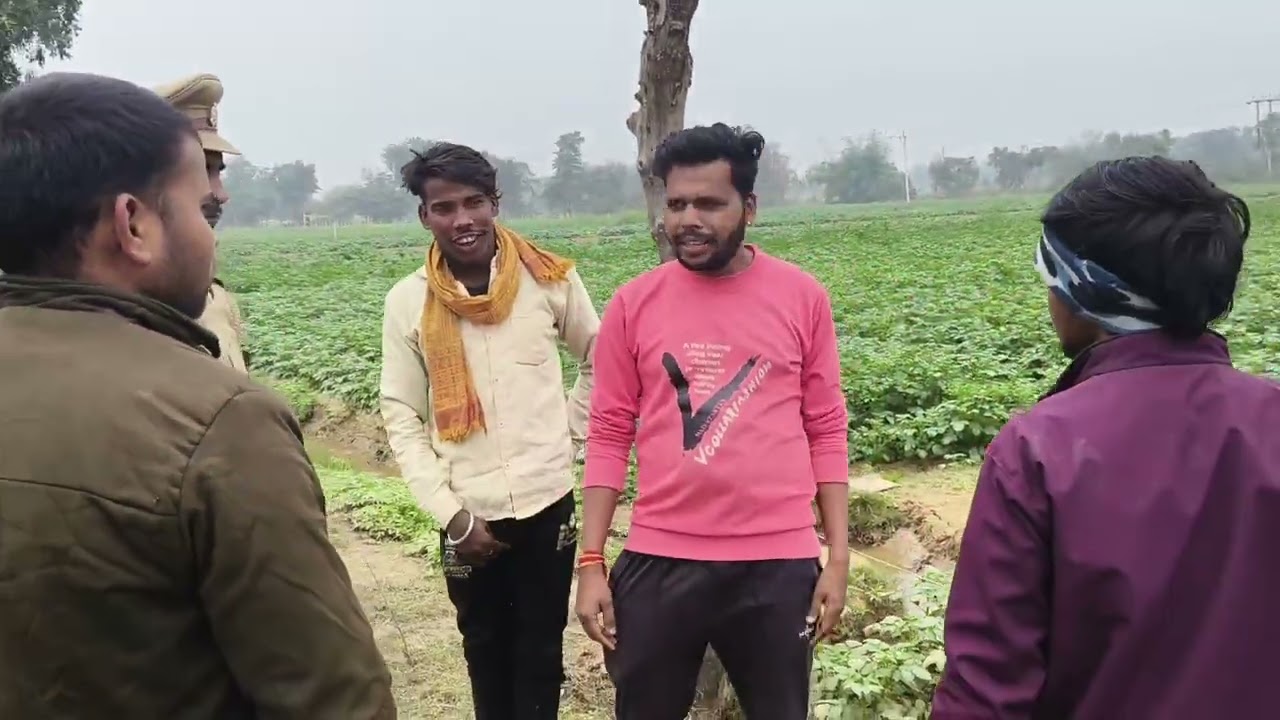 खेत के पीछे हुआ विवाद माथे पर पहुंची पुलिस