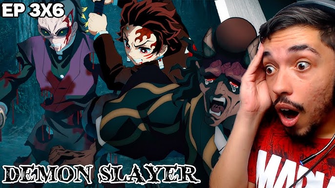 Demon slayer (kimetsu no yaiba) react ep 5 temp 3