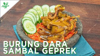 Burung Dara Goreng Sambal Geprek