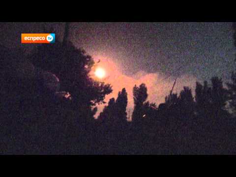 Нічний вогонь з РПГ батальйону "Дніпро" під Донецьком