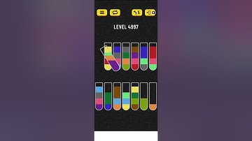 water sort puzzle level 4997