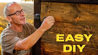 EASIEST WAY To Make A Sliding Barn Door (No Experience Needed!)