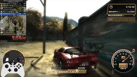 NFSMW Challenge Series #68 Speedrun 3:04:25.68
