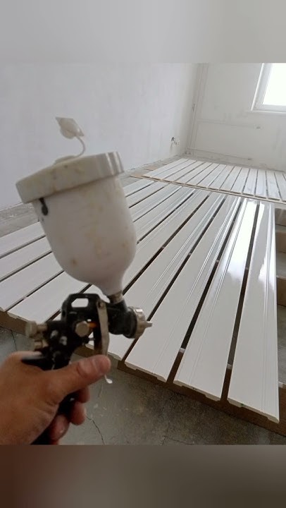 покраска, установка дюрополимерного плинтуса. - YouTube