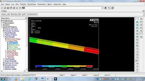 Analysis of step bar using Ansys APDl