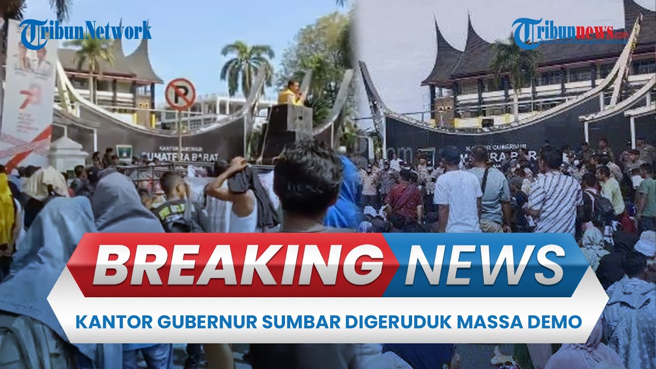 🔴BREAKING NEWS: Kantor Gubernur Sumbar Digeruduk Ratusan Warga Air Bangis, Demo Buntut Konflik Lahan