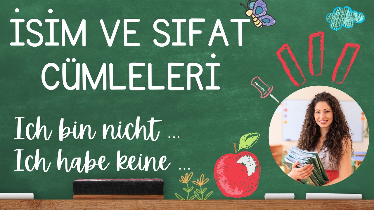 Almanca İsim ve Sıfat Cümleleri