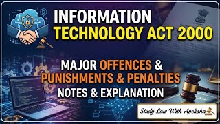 major Offences Punishments U0026 Penalties  Notes  Explanation  Information Technology Act 2000