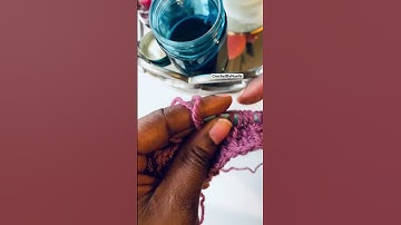 Tunisian crochet return pass