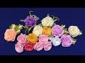 Ribbon rose:quick&simple/Rosa de cintas, fácil/Роза из лент:легко и просто