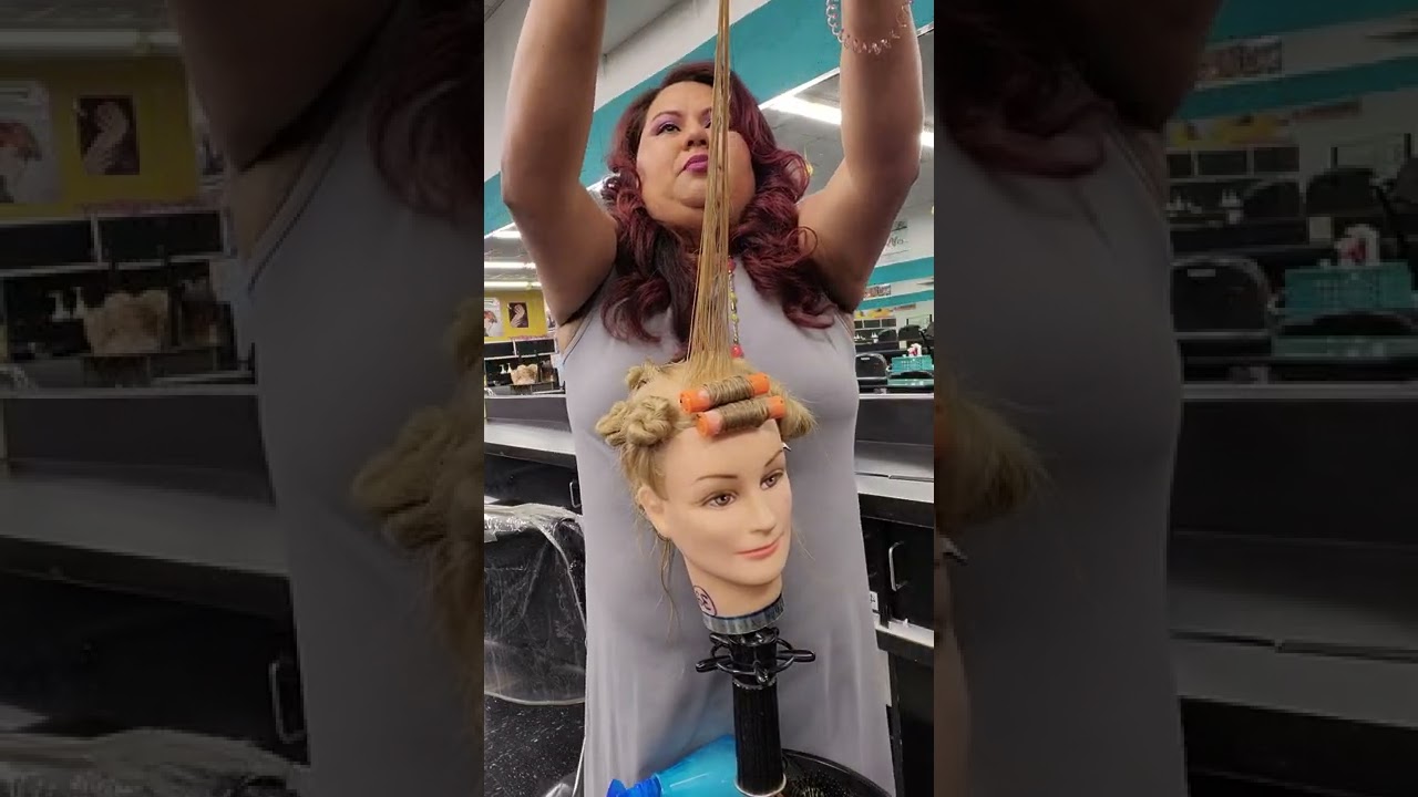 How to wrap a Croquignole perm