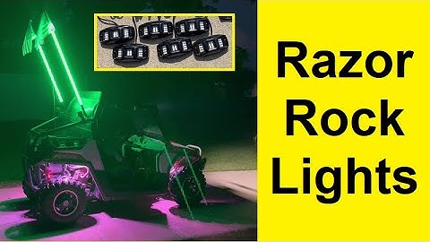 Polaris Razor Rock Lights Installation