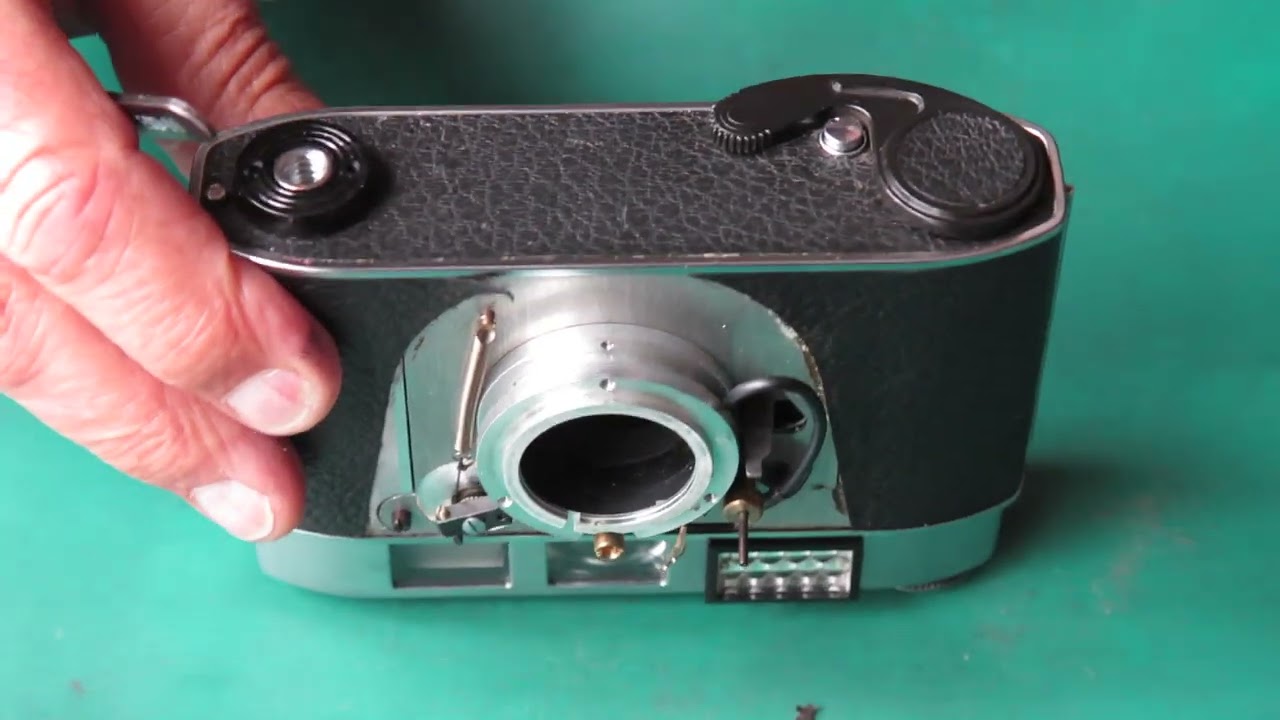 Servicing a Kodak Retinette IIA, part 08