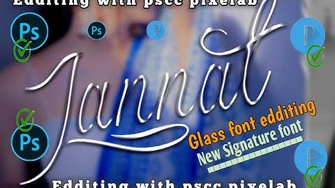 new glass font editing 2023 || signature glass font editing|