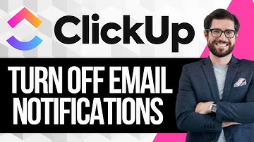 How to Turn off Email Notifications on Clickup
