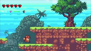 Demo Gameplay Foxland - a 2d platformer game