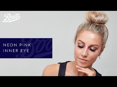 Make-up tutorial: Neon pink inner corner eye make-up