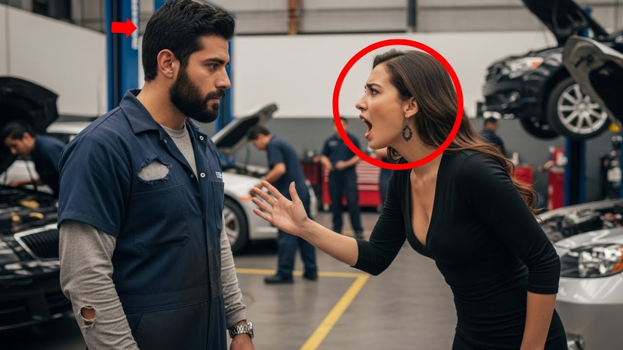 «Tu esposa debe avergonzarse de ti» dijo sin saber que el mecánico era más rico que ella...