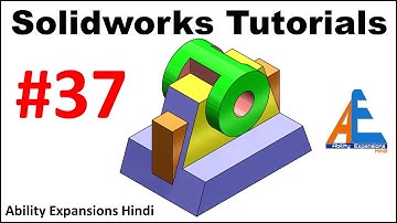 solidworks exercise 37 | solidworks tutorial for beginners | Learn solidwork software free