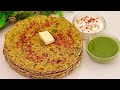 Healthy Paratha recipe | Moong dal paratha  a healthy recipe by Cooking with Benazir