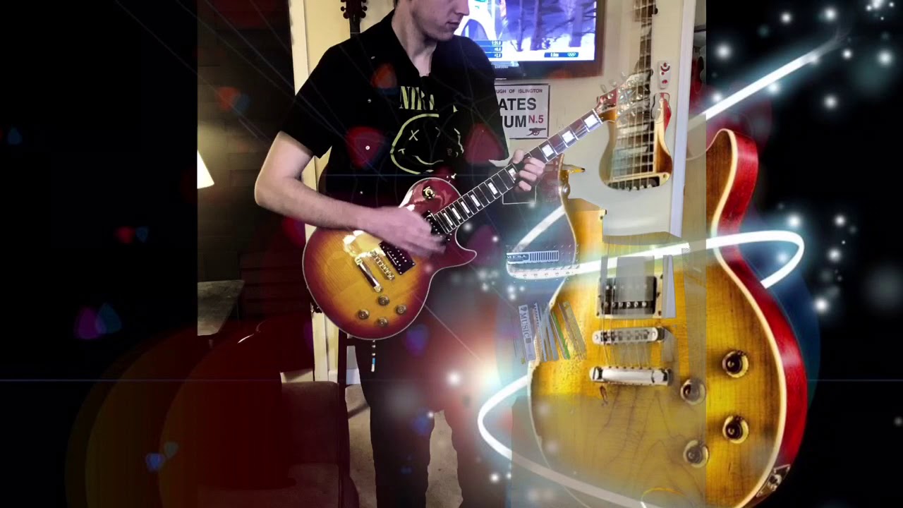 80s Synth Rock Electric Guitar 🎸 Improvisation By Me! 🤷‍♂️☺️🤘🏻🤘🏻 ️🎸