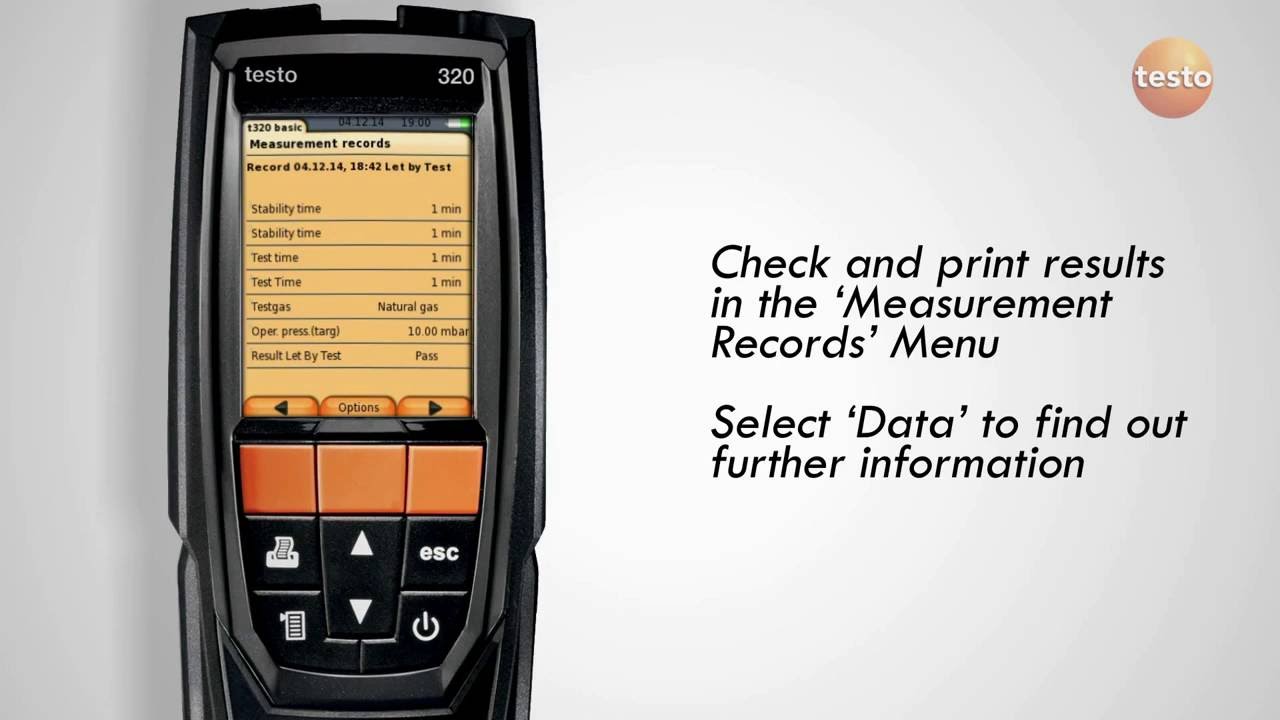 Testo 320B Flue Gas Analyser YouTube
