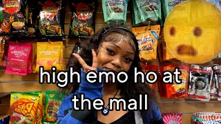 emo girl goes 2 the mall =D