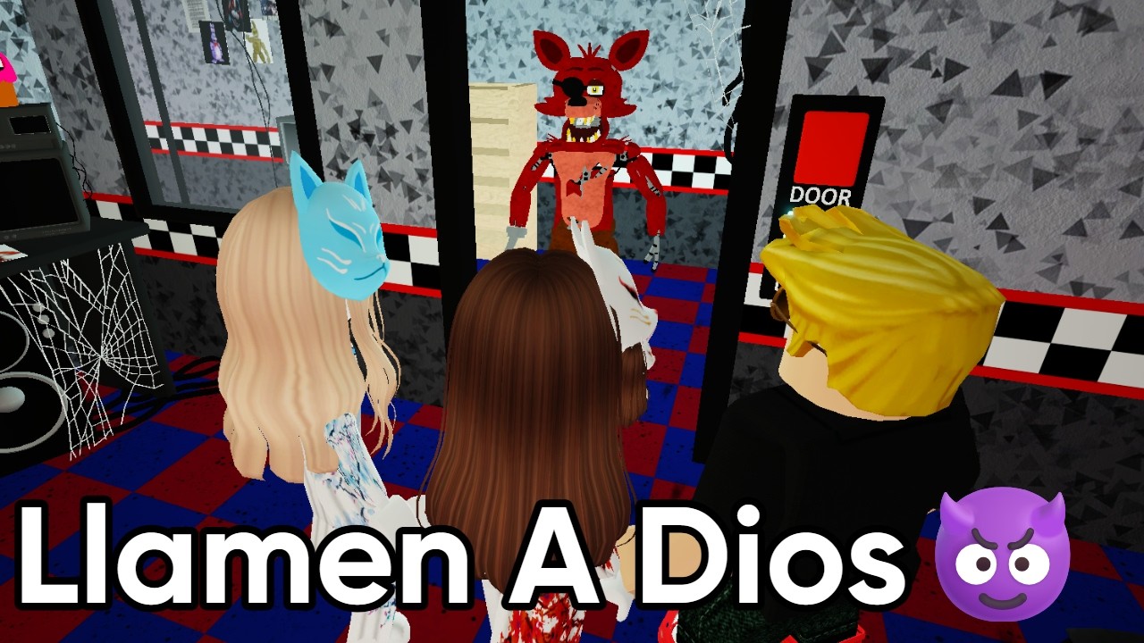 3 NOOBS ESCAPANDO de FNAF DOOM en ROBLOX!! 💀🔪