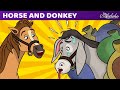 The Horse and The Donkey | پریوں کی کہانیاں | سوتے وقت کی کہانیاں | Urdu Fairy Tales