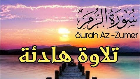 تلاوة هادئة 💥 أدء راقي 🌹سبحان الله 💝 القارىء عبد الرحمن السويد سورة الزمر 💚 Surah Az-Zumer