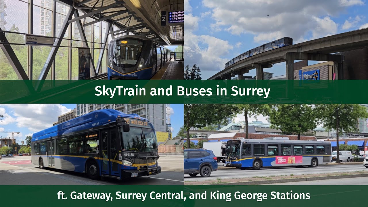 SkyTrain And Buses Around Surrey City Centre Ft Gateway Surrey skytrain-and-buses-around-surrey-city-centre-ft-gateway-surrey