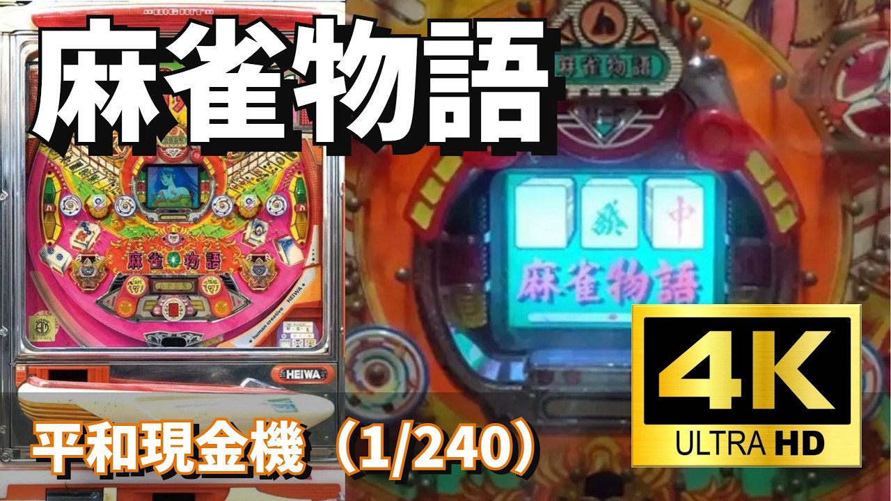 【4K高画質：麻雀物語】パチンコ×懐かしさ｜空気感を楽しむ配信（シミュレーション）