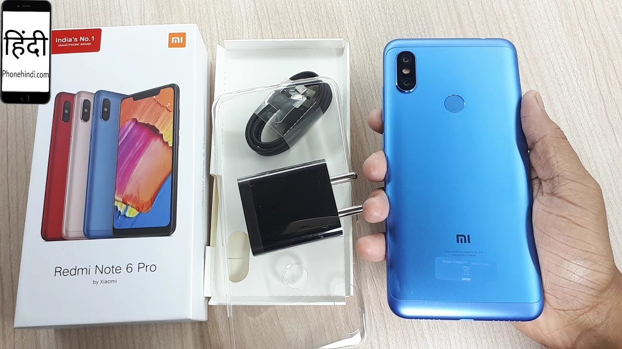 Redmi Note 6 Pro Unboxing 4gb 64gb Blue Youtube