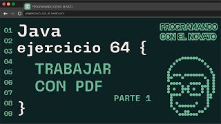 Ejercicio 64 JAVA - TRABAJAR CON PDF | PARTE 1