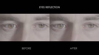 Laptop Screen Reflection in Eyes VFX Shot - (VFX Breakdown - Before/After) - Adobe After Effects
