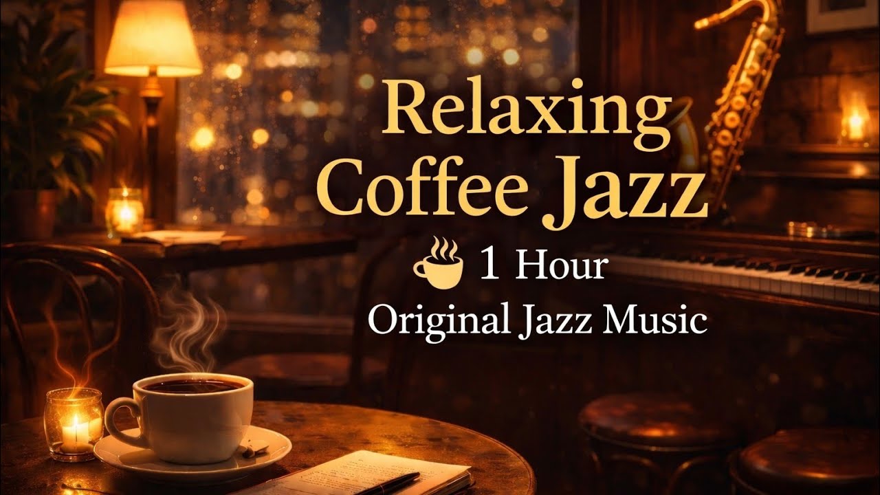 Relaxing Coffee Jazz ☕ Original Smooth Jazz for Working & Studying