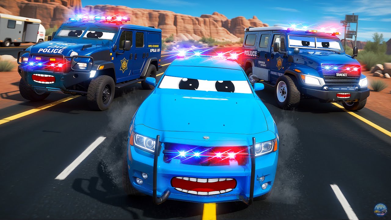 CARS Movie Series Ultimate Police Chase High Speed Pursuits  Epic Road Rages Compilation