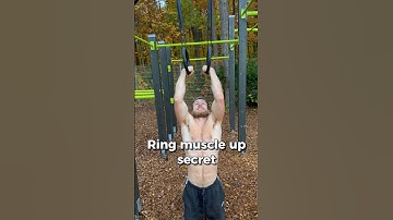 Ring muscle up tutorial 💪 #calisthenics #bodyweighttraining #streetworkout #fitness #muscleup #fit