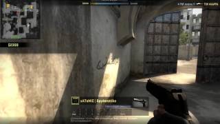 [CSGO] Headshot through Smoke while flashed with Desert Eagle