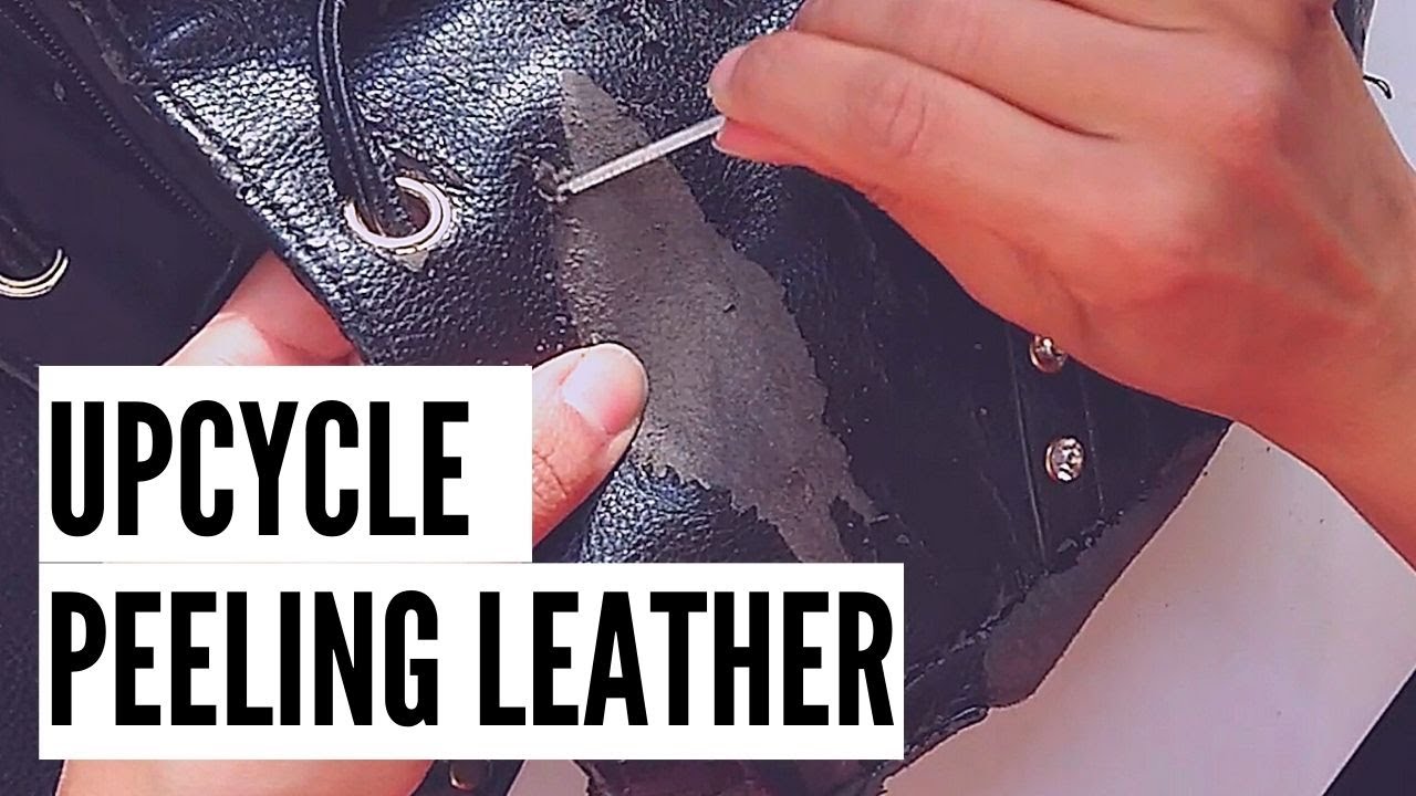 How To Upcycle Peeling Faux Leather