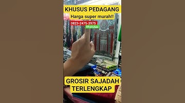 Thumbnail of KHUSUS PEDAGANG SAJADAH SUPER MURAH GROSIR TERLENGKAP DI TANAHABANG! BURUAN CEK HARGA &TINGKATKANNYA