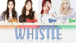 BLACKPINK - '휘파람'(WHISTLE) LYRICS (Color Coded Indo/Rom/Han/가사) SUB INDO || Baeyou