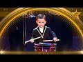 ¡Tiene 3 AÑOS! ¡PASE de ORO para HUGO MOLINA y su TAMBOR! | Semifinal 1 | Got Talent España 5 (2019)