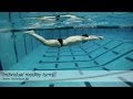 Individual medley turns swimming technique