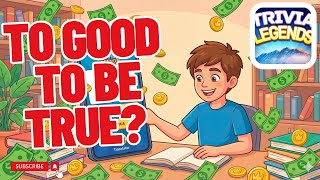 Trivia Legends: Answer trivia for cash or total scam? screenshot 2
