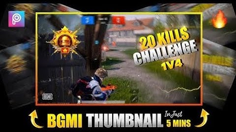 BGMI THUMBNAIL IN JUST 5 MINUTES HoW TO MAKE GOD LEVEL BGMI THUMBNAIL #godrdxsinger