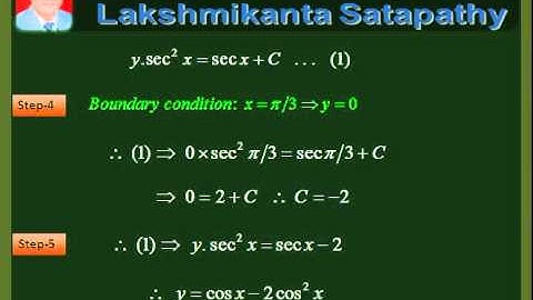 vDo QA Differential equations 5 / IIT JEE Math / L.K Satapathy