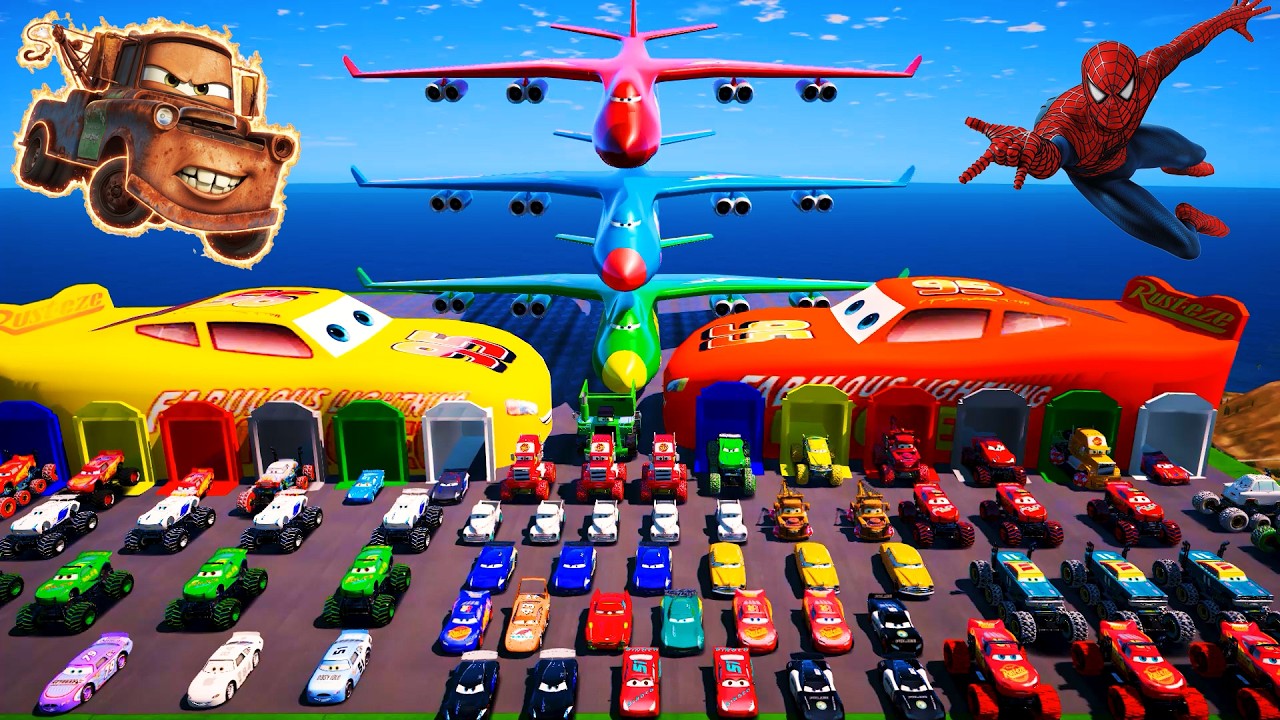 Disney Pixar Cars Unboxing Review | Lightning McQueen, Tow Mater, Doc Hudson, Sally Carrera, Cruz